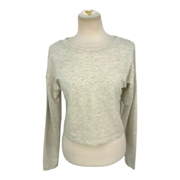 Honeydew Intimates Gray Heathered Crop Sweatshirt Size Small NWOT - Picture 1 of 6